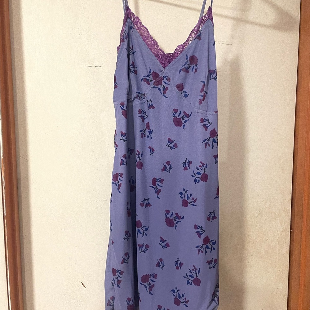 Blue Floral Dress